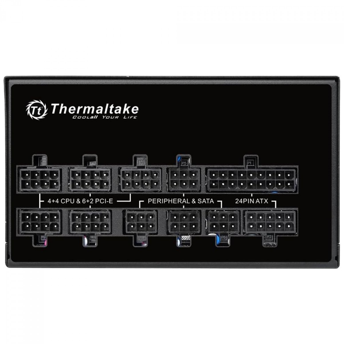 Fonte Thermaltake Toughpower Grand RGB 1050W, 80 Plus Platinum, PFC Ativo, Full Modular, Preto, PS-TPG-1050F1FAPB-1