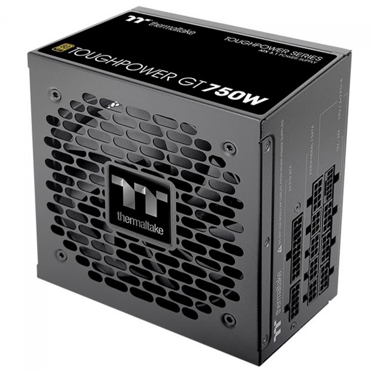 Fonte Thermaltake Toughpower GT, 750W, 80 Plus Gold, PFC Ativo, ATX 3.1, Full Modular, PS-TPT-0750FNFAGB-3