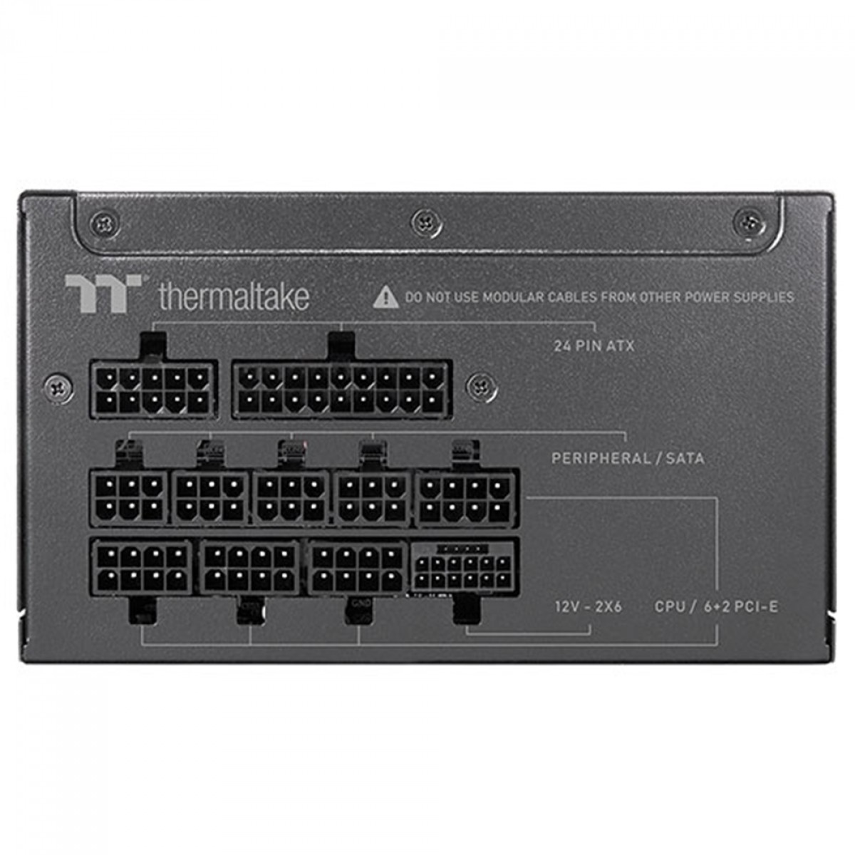 Fonte Thermaltake Toughpower GT, 750W, 80 Plus Gold, PFC Ativo, ATX 3.1, Full Modular, PS-TPT-0750FNFAGB-3