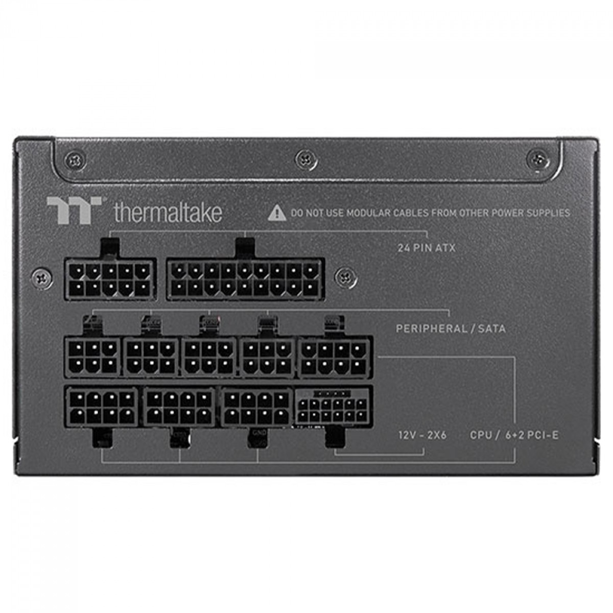 Fonte Thermaltake Toughpower GT, 850W, 80 Plus Gold, PFC Ativo, ATX 3.1, Full Modular, PS-TPT-0850FNFAGB-3