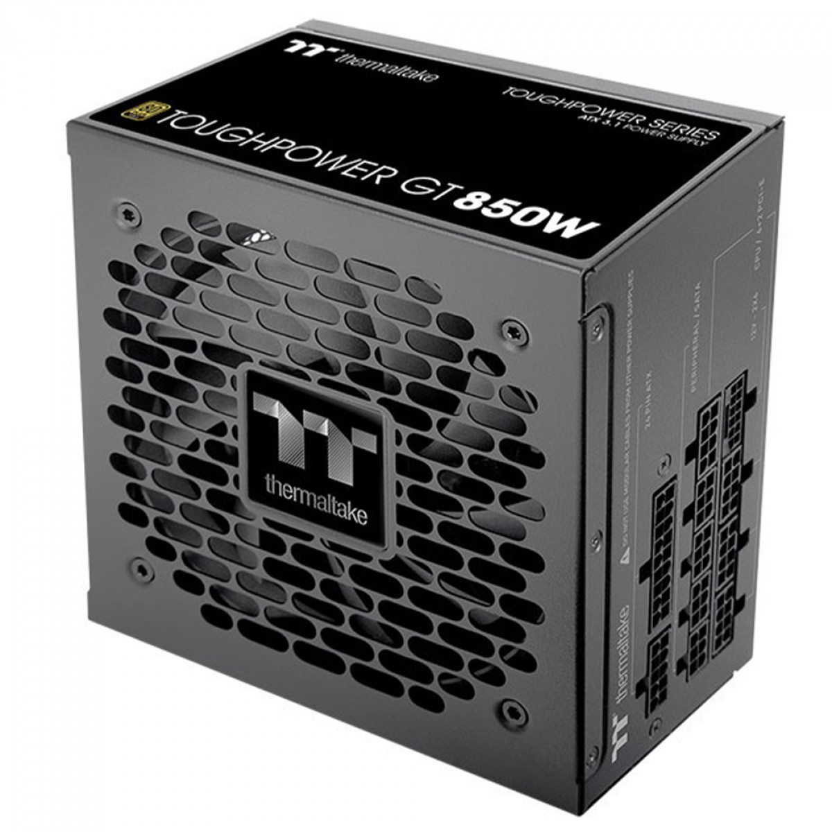 Fonte Thermaltake Toughpower GT, 850W, 80 Plus Gold, PFC Ativo, ATX 3.1, Full Modular, PS-TPT-0850FNFAGB-3