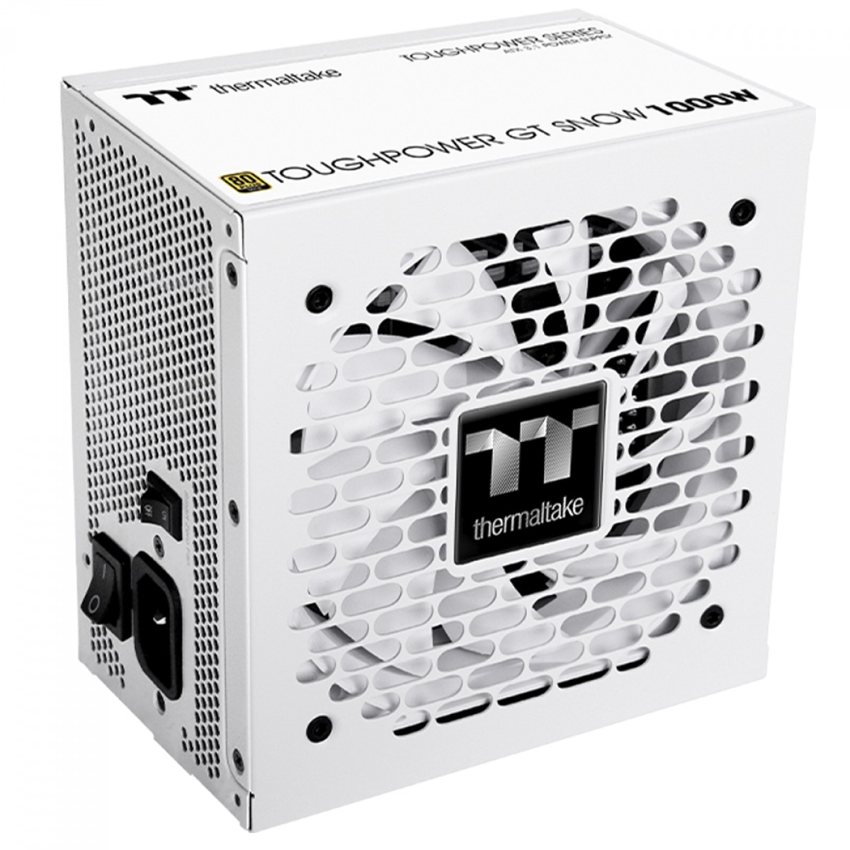 Fonte Thermaltake Toughpower GT Snow, 1000W, 80 Plus Gold, PFC Ativo, ATX 3.1, Full Modular, Branco, PS-TPT-1000FNFAGB-W