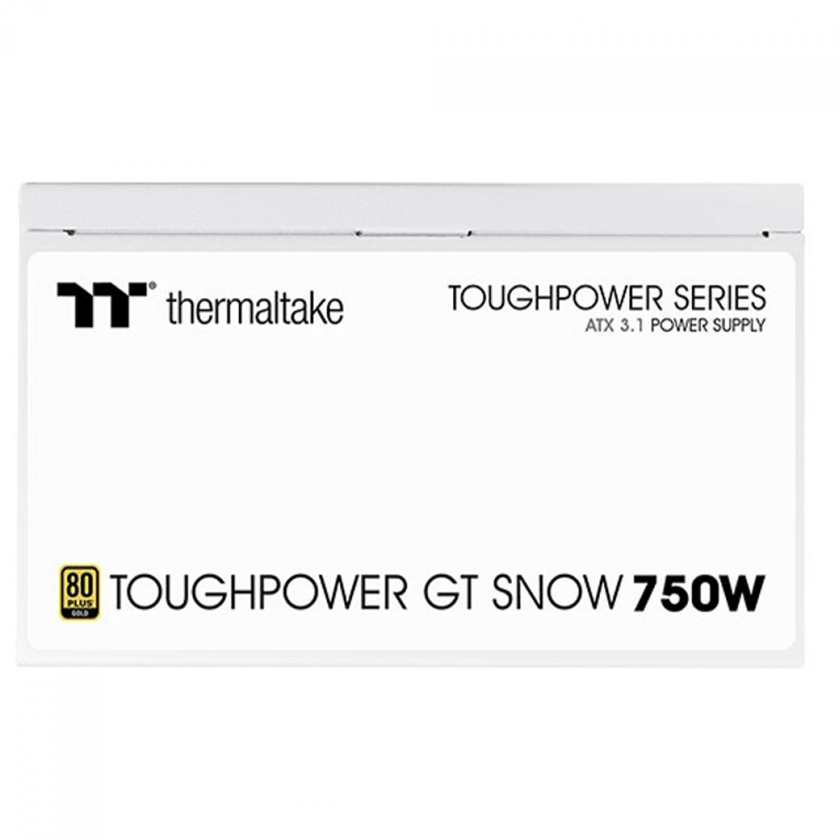 Fonte Thermaltake Toughpower GT Snow, 750W, 80 Plus Gold, PFC Ativo, ATX 3.1, Full Modular, Branco, PS-TPT-0750FNFAGB-W