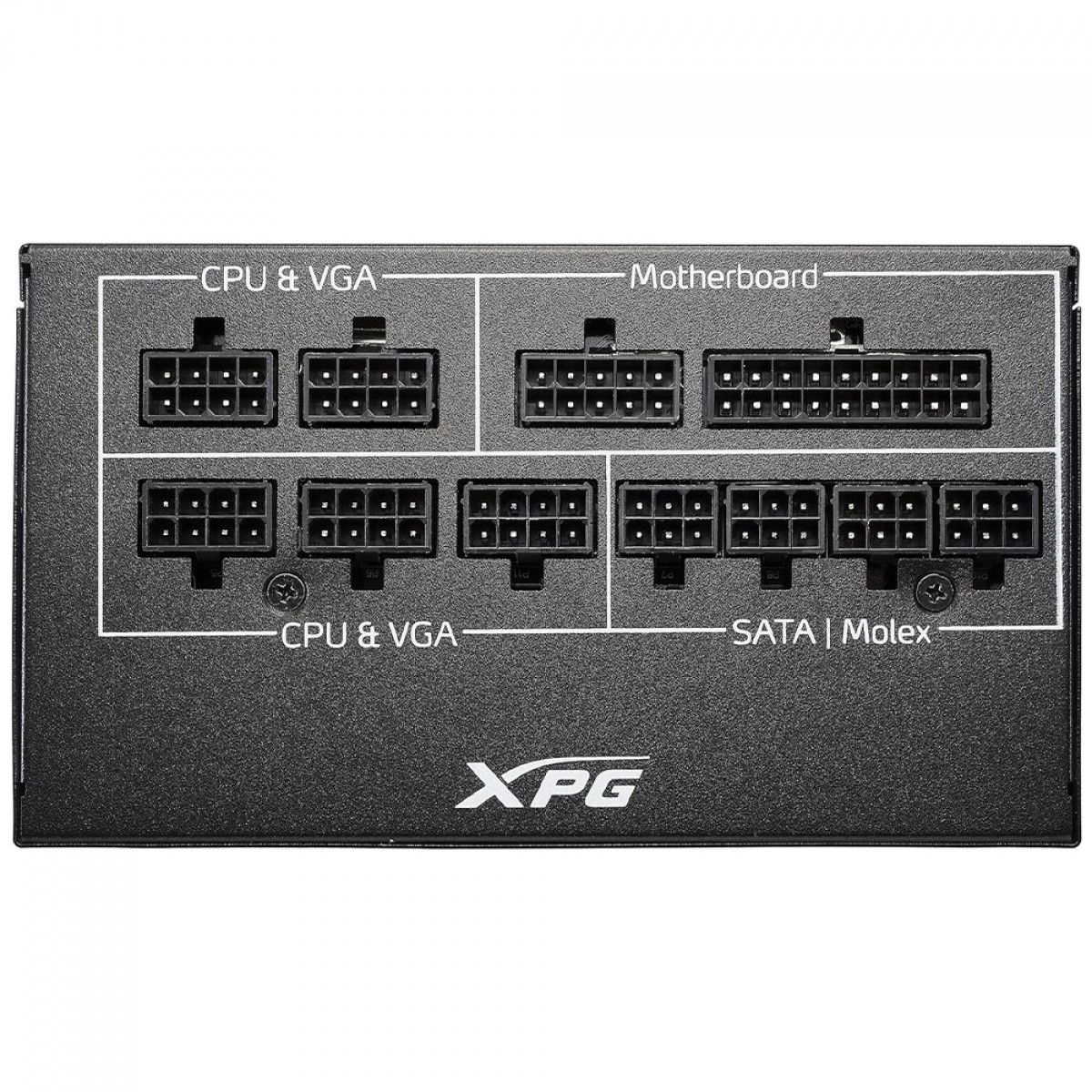 Fonte XPG, Core Reactor, 750W, 80 Plus Gold, Modular, PFC Ativo, COREREACTOR750G-BKCBR