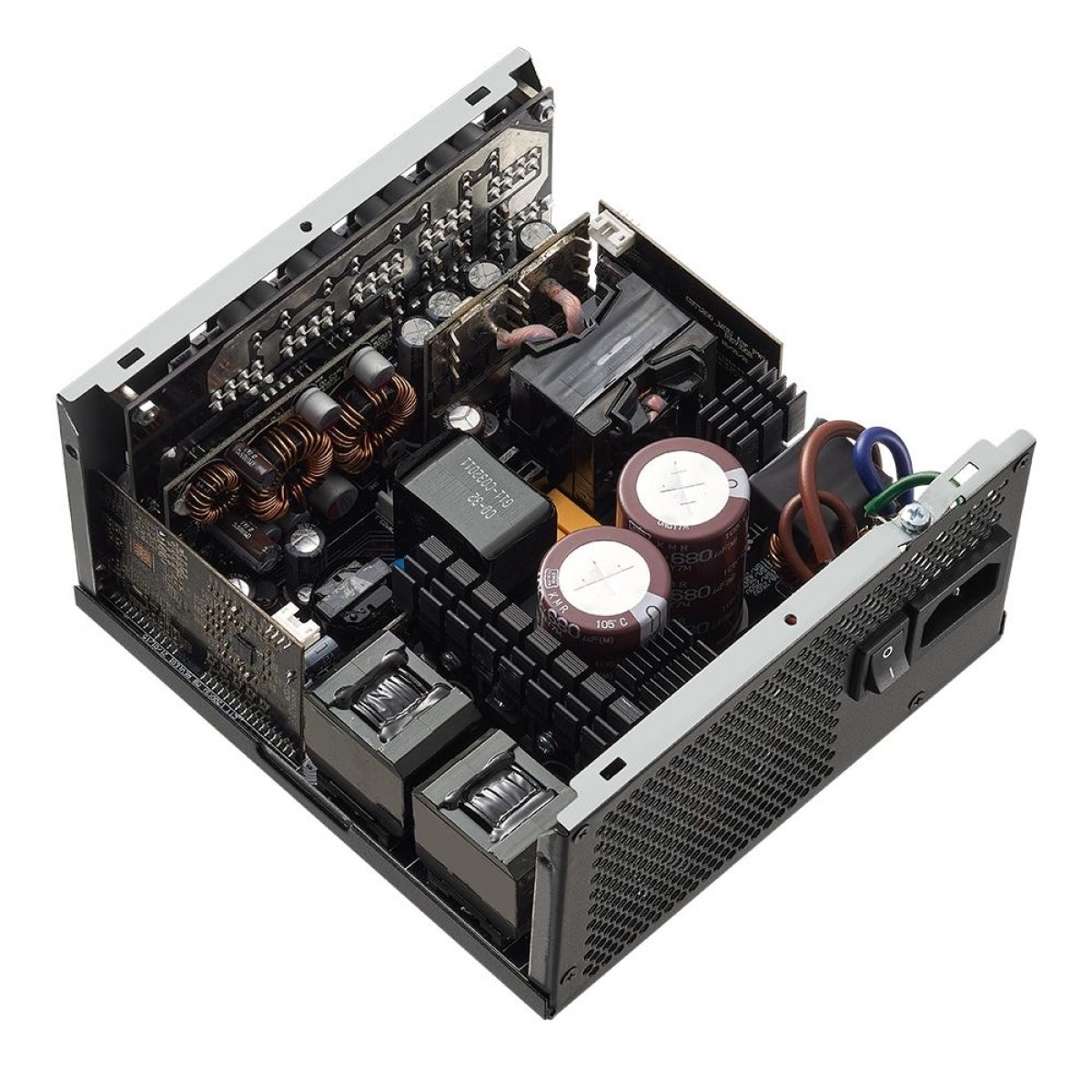 Fonte XPG CyberCore, 1300W, 80 PLUS Platinum, Full Modular, com PFC Ativo, CYBERCORE1300P-BKCBR