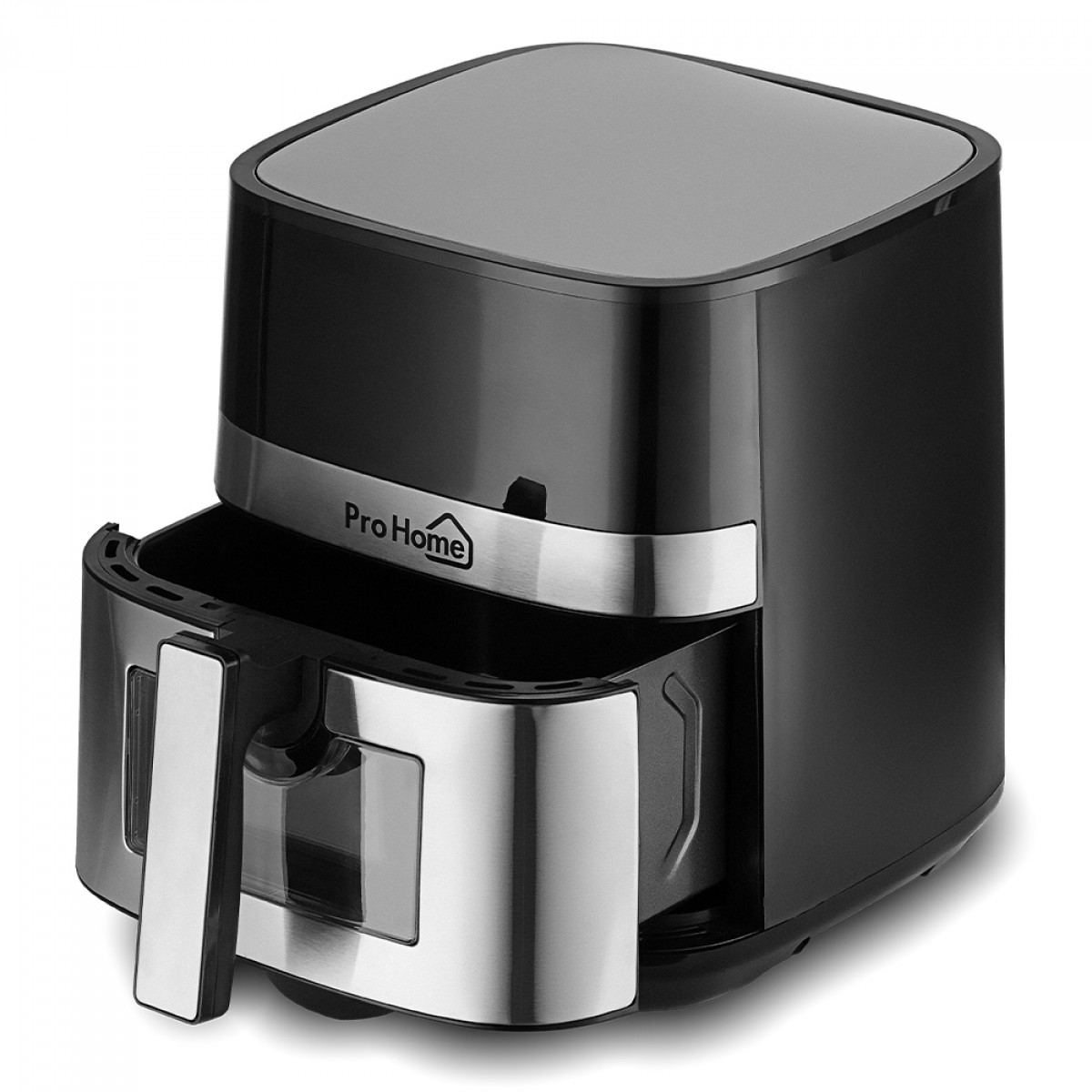 Fritadeira Elétrica Air Fryer Pro Home Classic PRO, 100% Digital, Com Visor, 6.5L, 110V, Preto e Inox, PH-AF-CP1500WS7LS110D