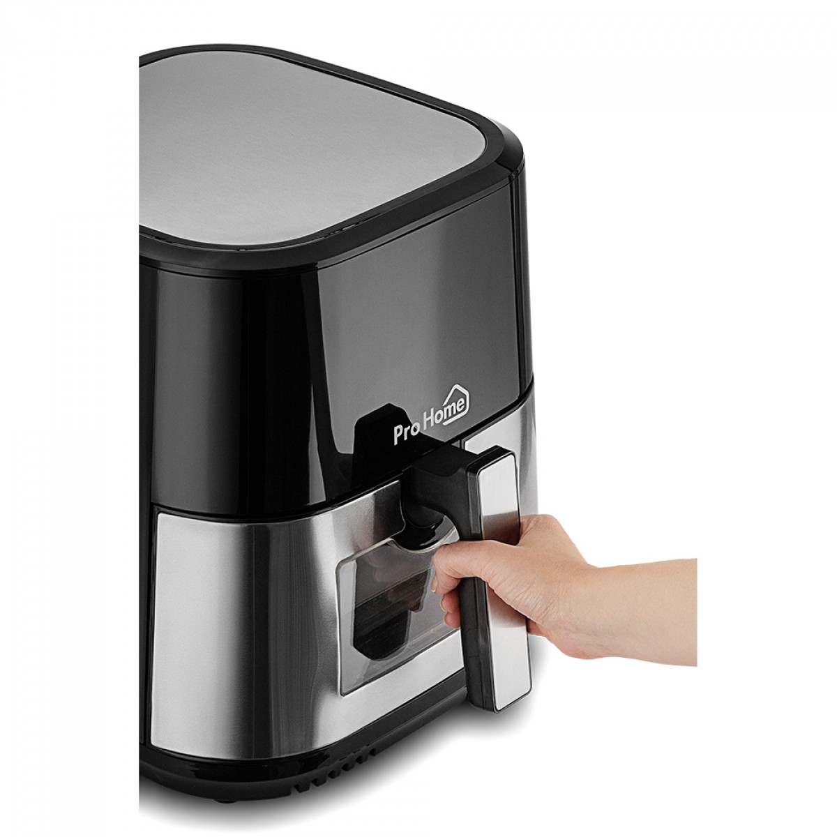 Fritadeira Elétrica Air Fryer Pro Home Style PRO, 100% Digital, Com Visor, 8L, 110V, Preto e Inox, PH-AF-SP1700WS8LS110D