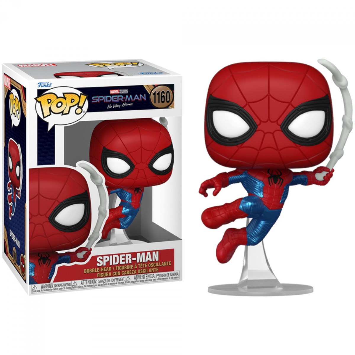 Funko POP! Homem-Aranha: Sem Volta Para Casa! Swinging Spider-Man N 1160