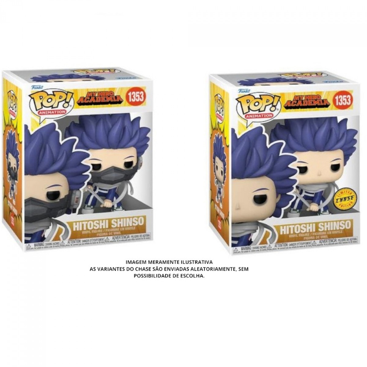 Funko POP! My Hero Academia! Hitoshi Shinso (Chance De Chase) N 1353