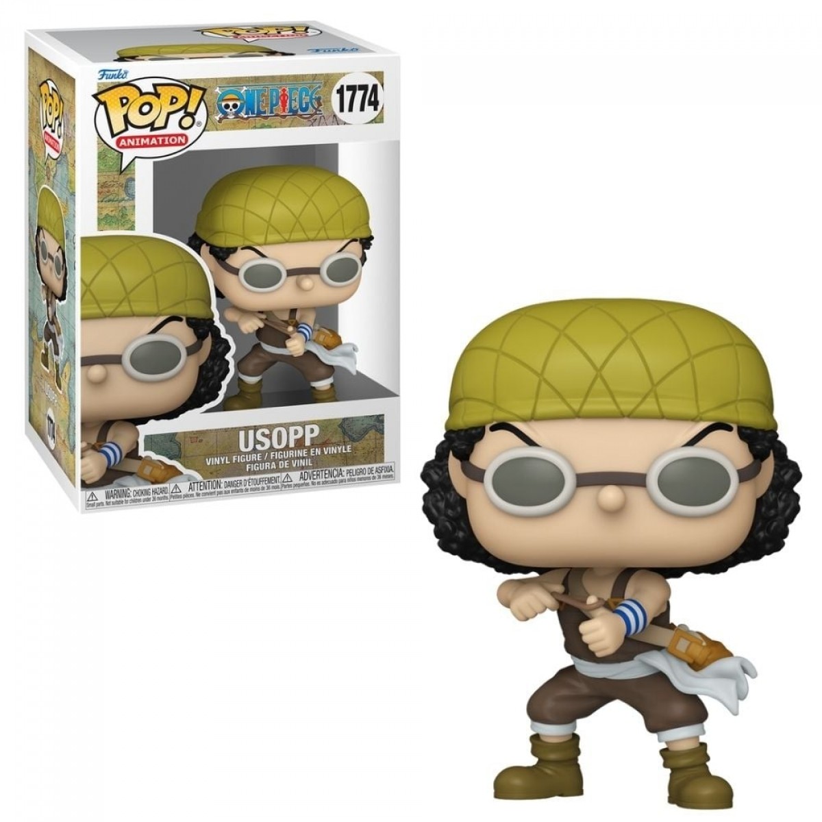 Funko POP! One Piece! Usopp Com Estilingue, N 1774