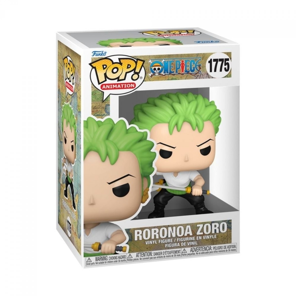 Funko POP! One Piece! Zoro Com Duas Espadas, N 1775