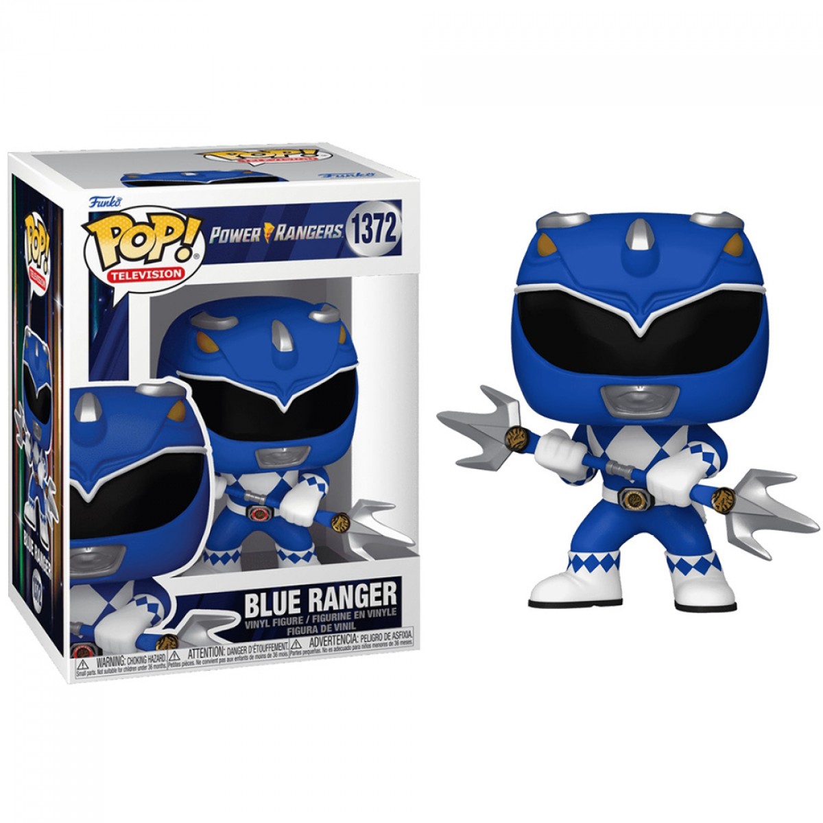 Funko Pop! Power Rangers! Ranger Azul 30º Aniversário N 1372