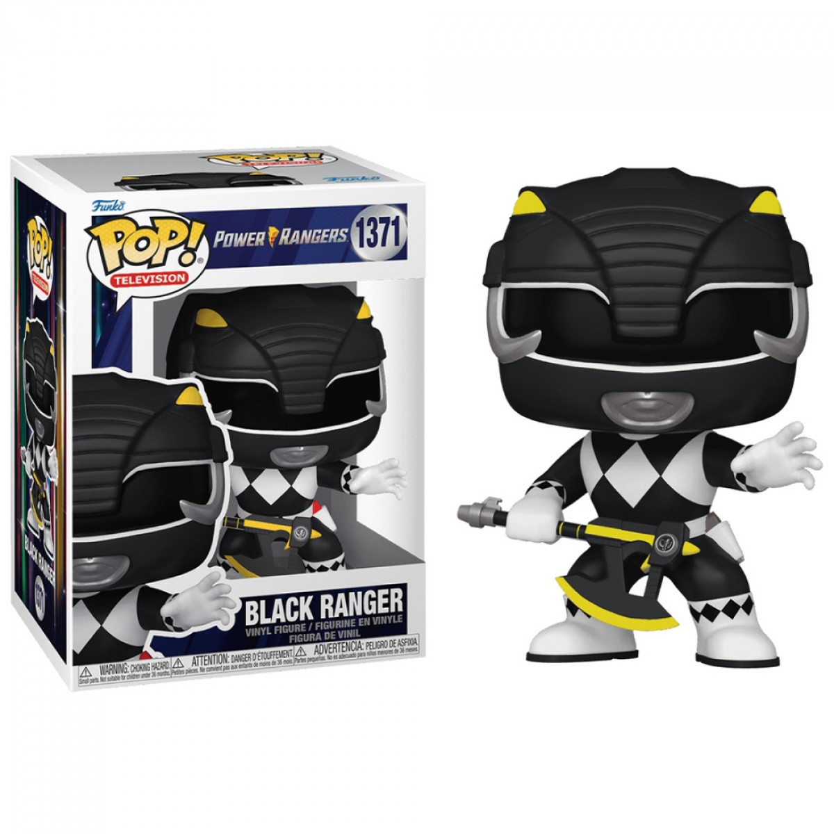 Funko Pop! Power Rangers! Ranger Preto 30º Aniversário N 1371