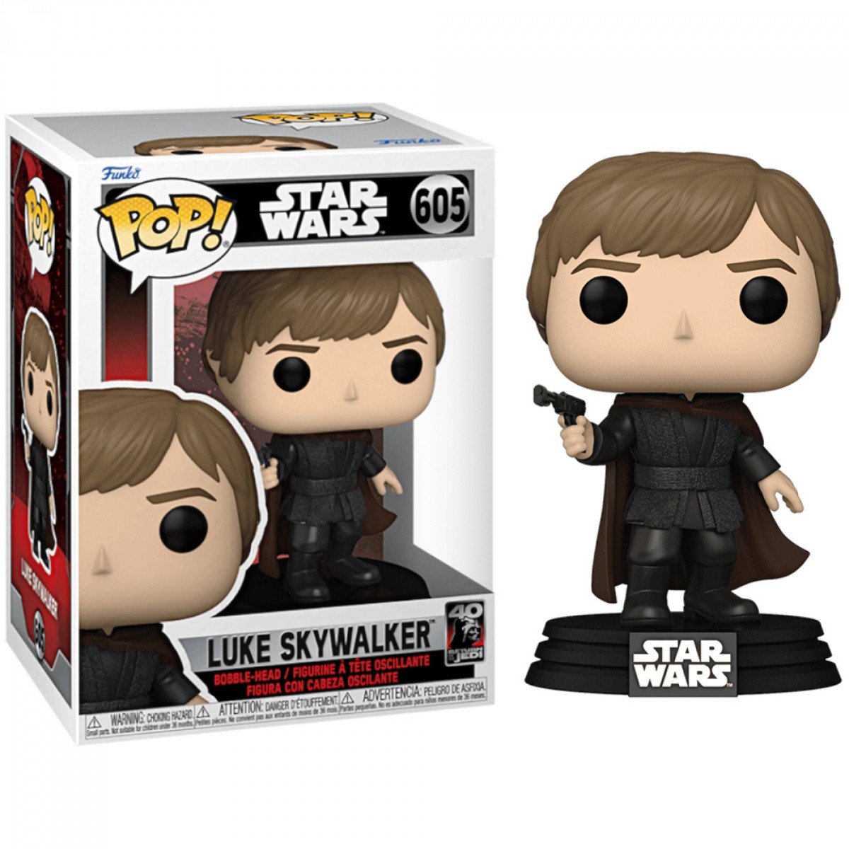 Funko POP! Star Wars Edição Especial 40 Anos! Luke Skywalker N 605