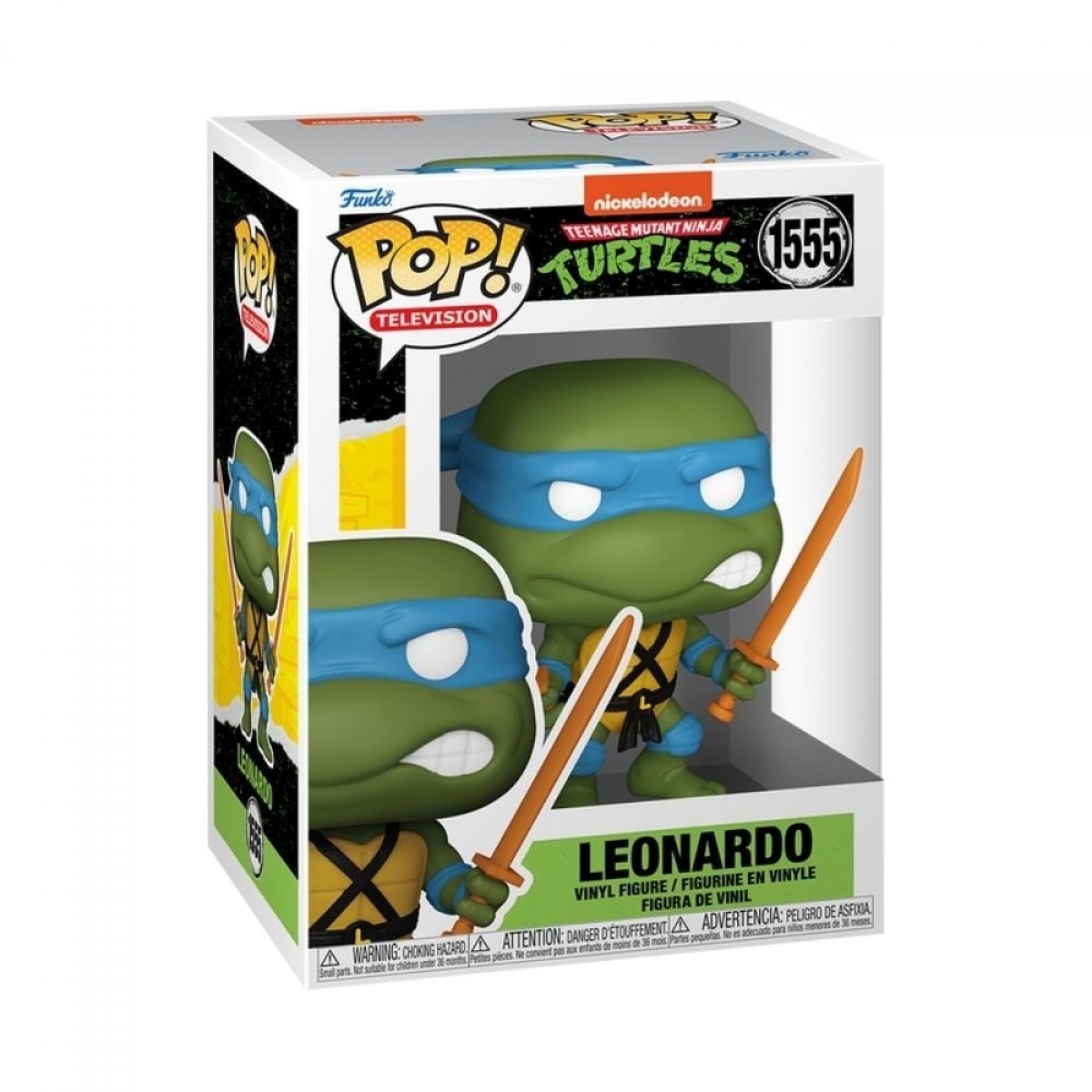 Funko POP! Tartarugas Ninja! Leonardo, N 1555