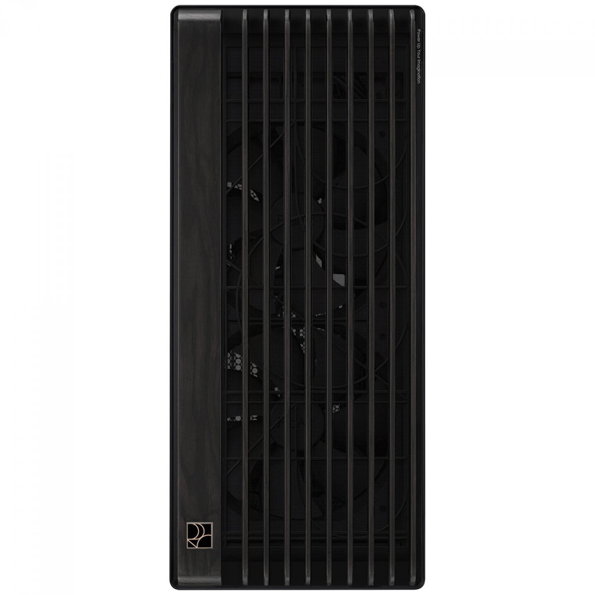 Gabinete Asus ProArt PA602 Wood Edition, Mid Tower, Vidro Temperado, E-ATX, Sem Fonte, Com 3 Fans, Preto, 90DC00J0-B00010