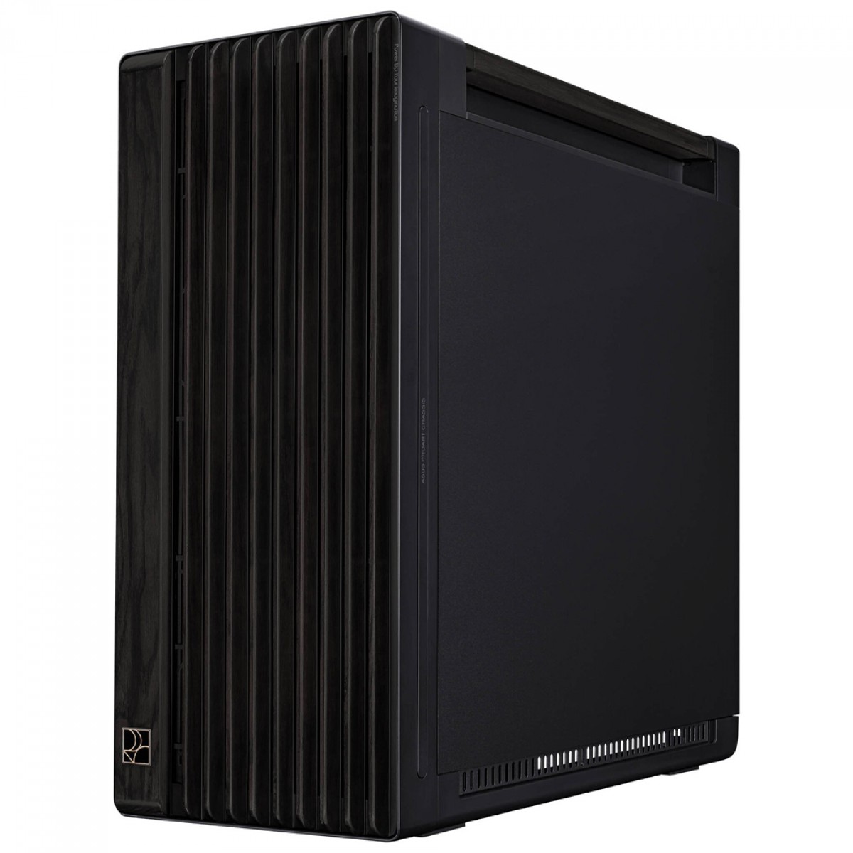 Gabinete Asus ProArt PA602 Wood Edition, Mid Tower, Vidro Temperado, E-ATX, Sem Fonte, Com 3 Fans, Preto, 90DC00J0-B00010