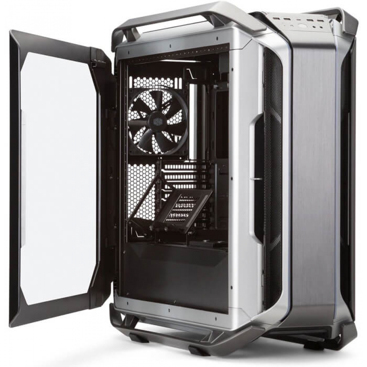 Gabinete Gamer Cooler Master, Cosmos C700M RGB, Full Tower, Vidro Temperado, Black, Sem Fonte, Com 4 Fans, MCC-C700M-MG5N-S00