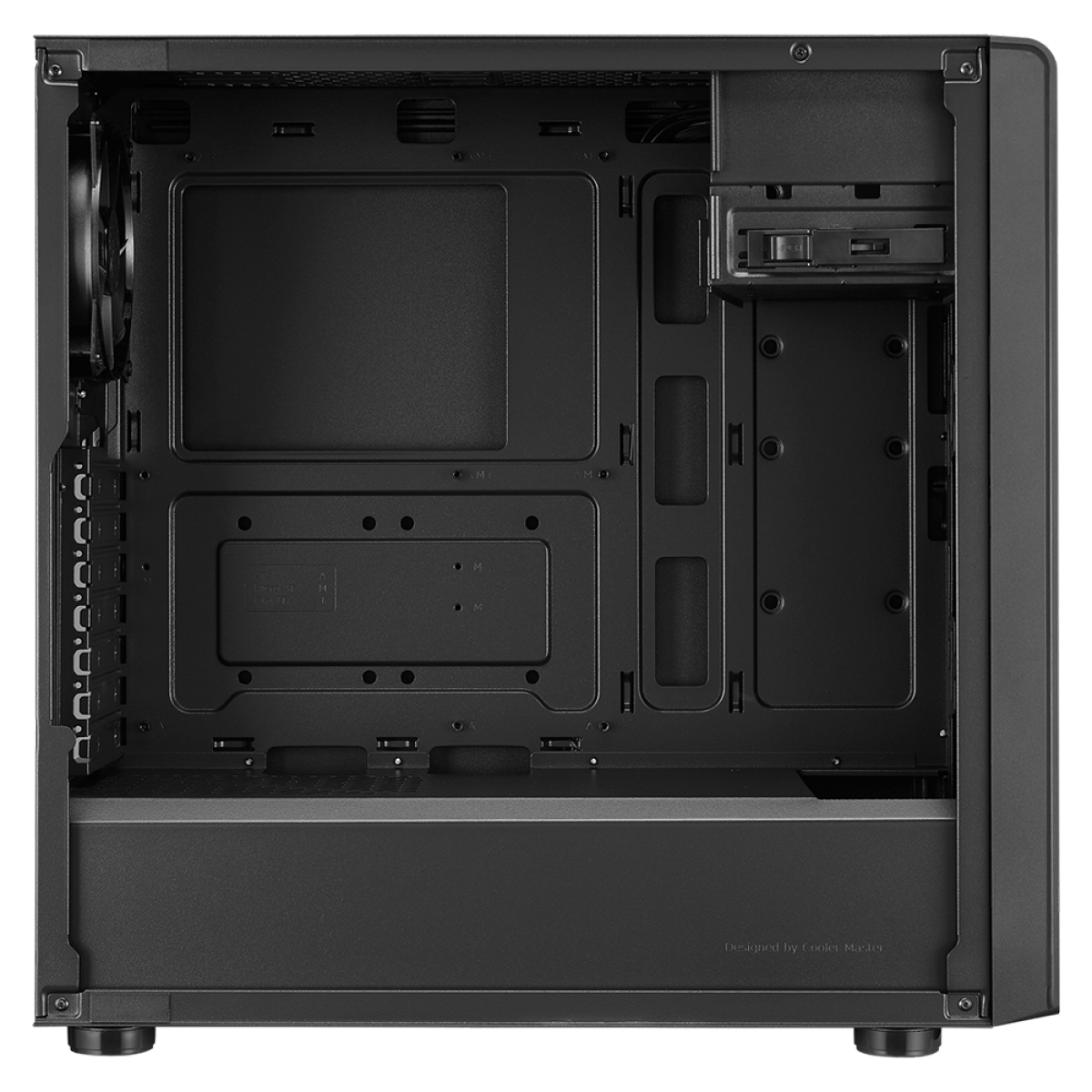 Gabinete Cooler Master Elite 500, Mid Tower, Black, ATX, Sem Fonte, Com 1 Fan, Com ODD, E500-KN5N-S00