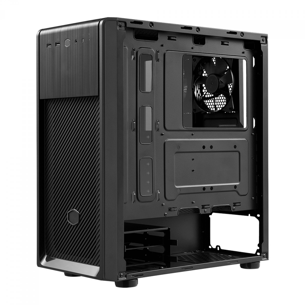 Gabinete Cooler Master Elite 500, Mid Tower, Black, ATX, Sem Fonte, Com 1 Fan, E500-KNNN-S00