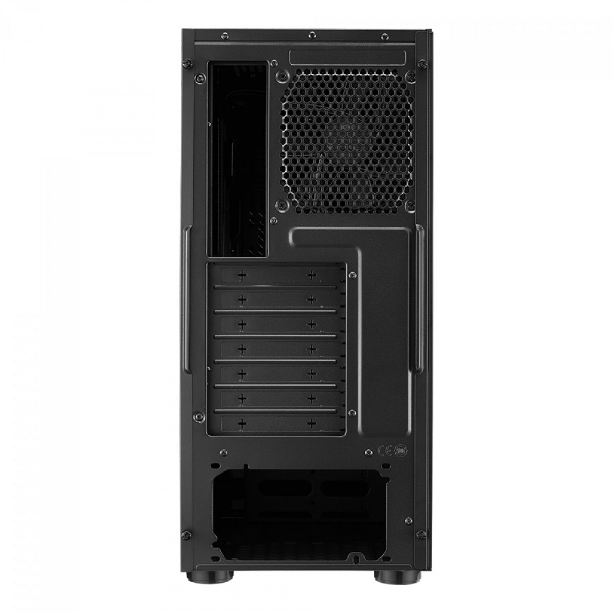 Gabinete Cooler Master Elite 500, Mid Tower, Vidro Temperado, Black, ATX, Sem Fonte, Com 1 Fan, Com ODD, E500-KG5N-S00