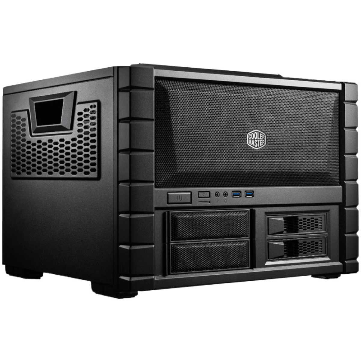 Gabinete Cooler Master HAF XB EVO RC-902XB-KKN2 Preto Sem Fonte, Com 2 Fans