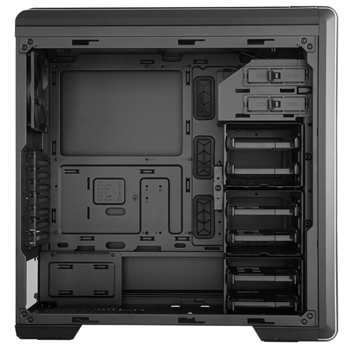 Gabinete Cooler Master MasterBox CM694 Steel, Mid Tower, Black, Sem Fonte, Sem Fan, MCB-CM694-KN5N-S00