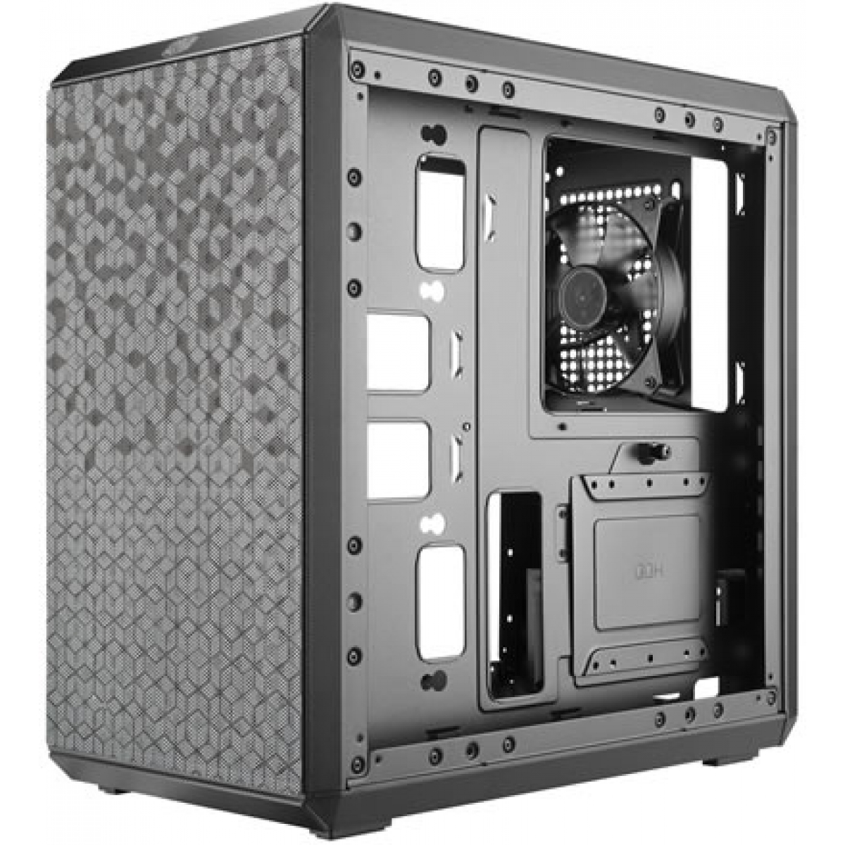Gabinete Gamer Cooler Master Masterbox Q300L, Mini Tower, Black, Sem Fonte, Com 1 Fan, MCB-Q300L-KANN-S00