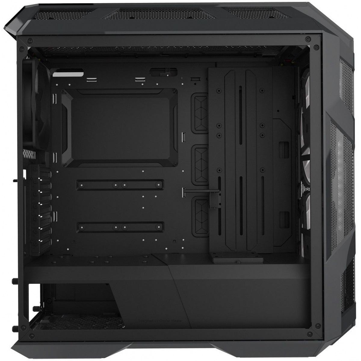 Gabinete Gamer Cooler Master, MasterCase H500M, Mid Tower, Vidro Temperado, Black, Sem Fonte, Com 3 Fans, MCM-H500M-IHNN-S00