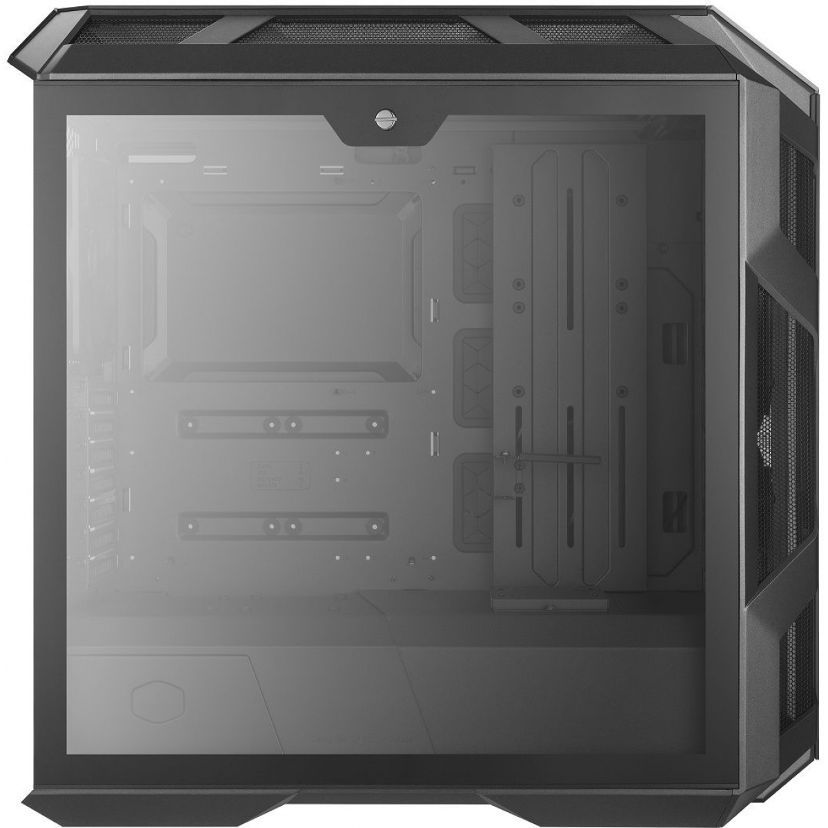 Gabinete Gamer Cooler Master, MasterCase H500M, Mid Tower, Vidro Temperado, Black, Sem Fonte, Com 3 Fans, MCM-H500M-IHNN-S00