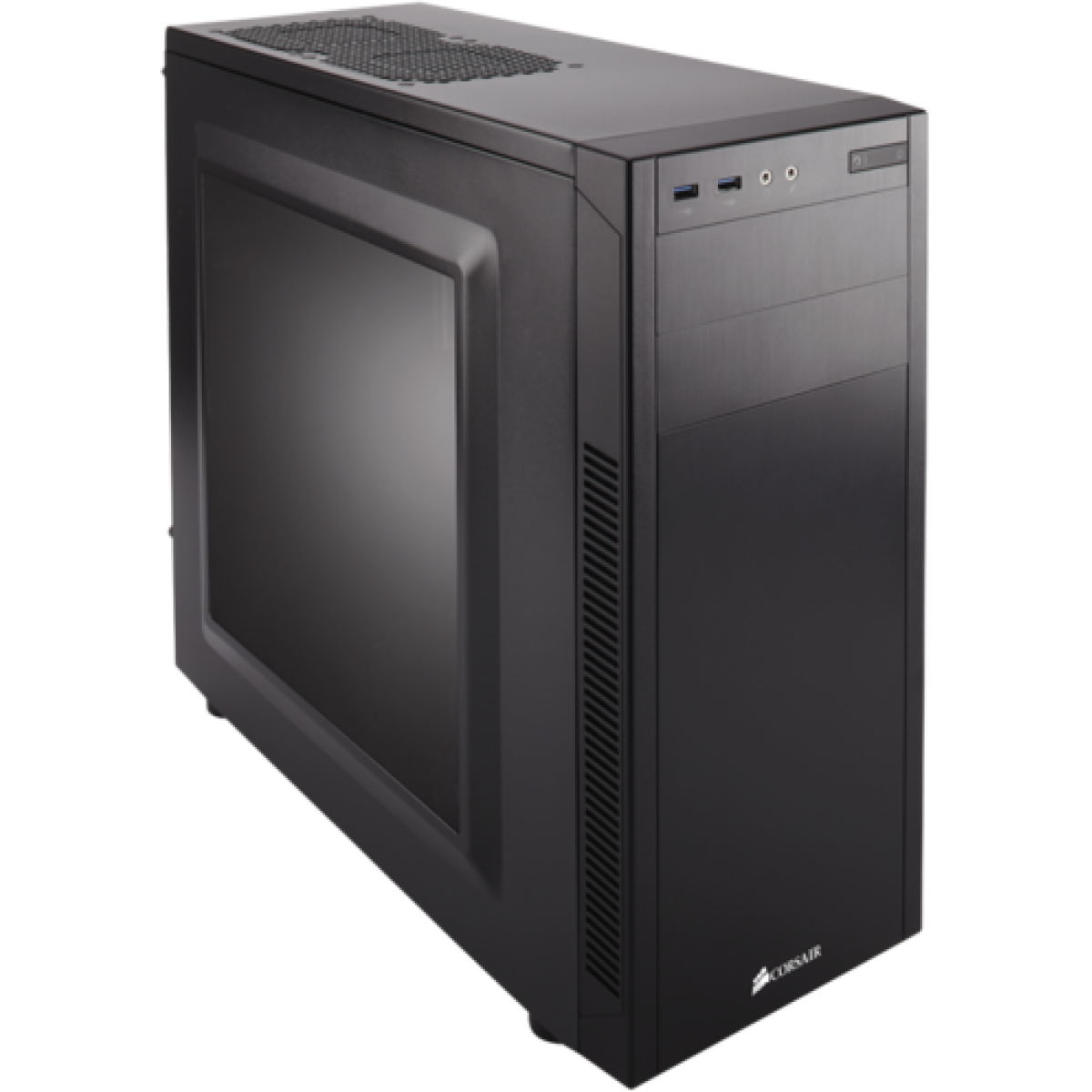Gabinete Gamer Corsair, Carbide 100R, Mid Tower, Acrílico, Black, Sem Fonte, Com 1 Fan