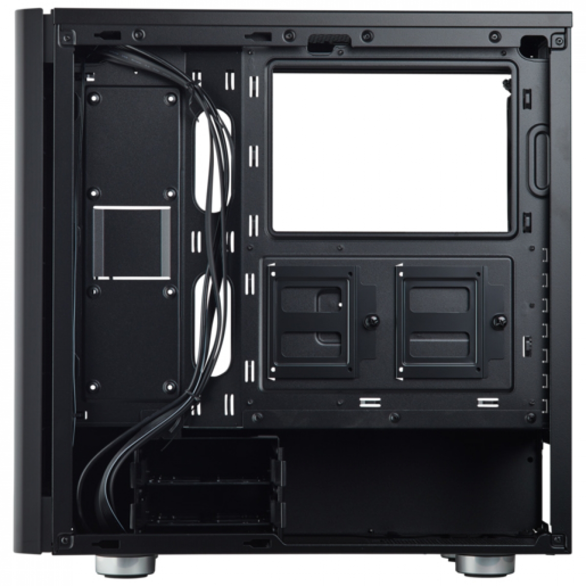 Gabinete Gamer Corsair Carbide 275R, Mid Tower, Com 2 Fans, Lateral de Acrílico, Black, Sem Fonte CC-9011130-WW