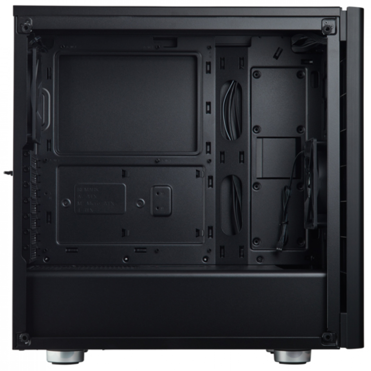 Gabinete Gamer Corsair Carbide 275R, Mid Tower, Com 2 Fans, Lateral de Acrílico, Black, Sem Fonte CC-9011130-WW