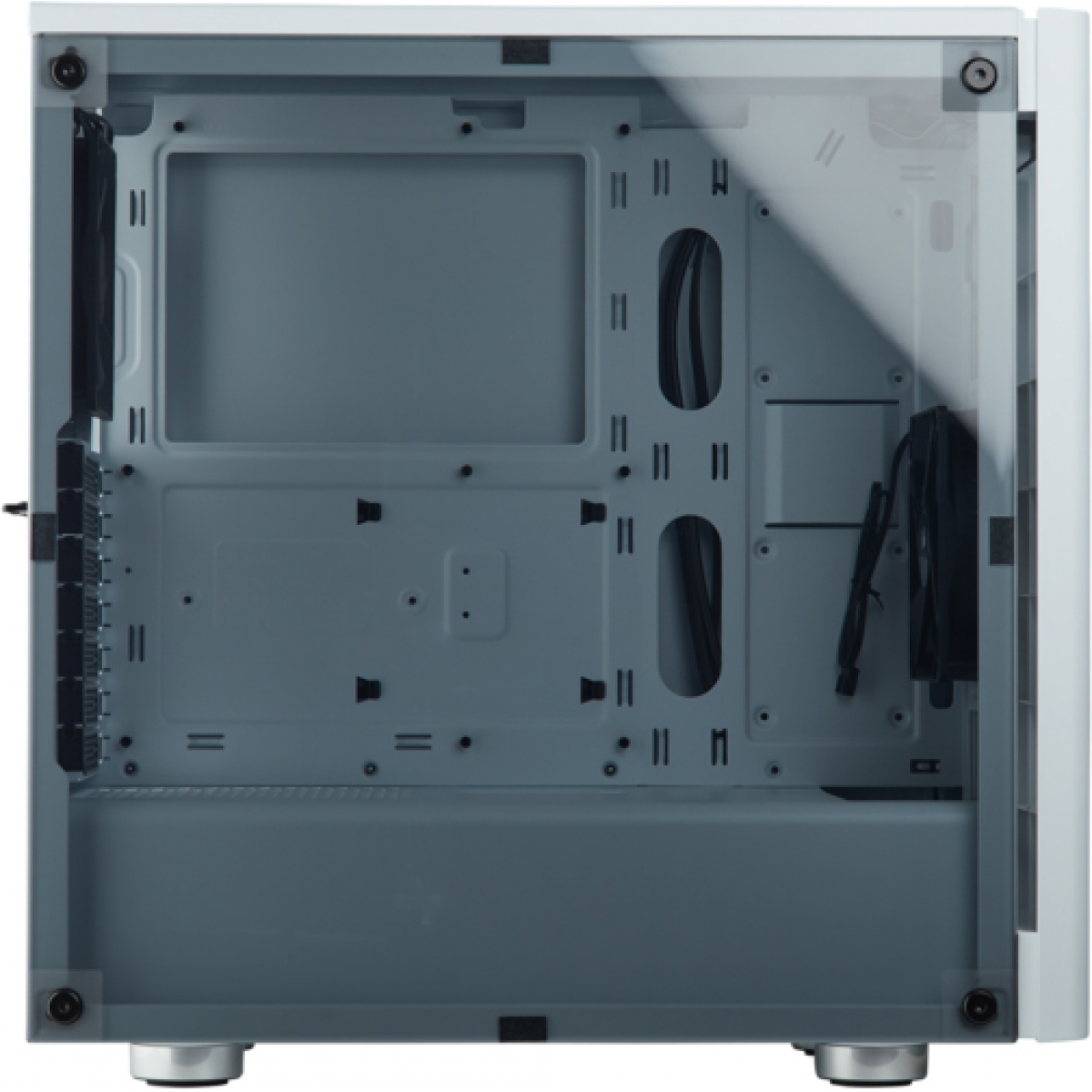 Gabinete Gamer Corsair Carbide 275R, Mid Tower, Com 2 Fans, Lateral de Acrílico, White, Sem Fonte CC-9011131-WW