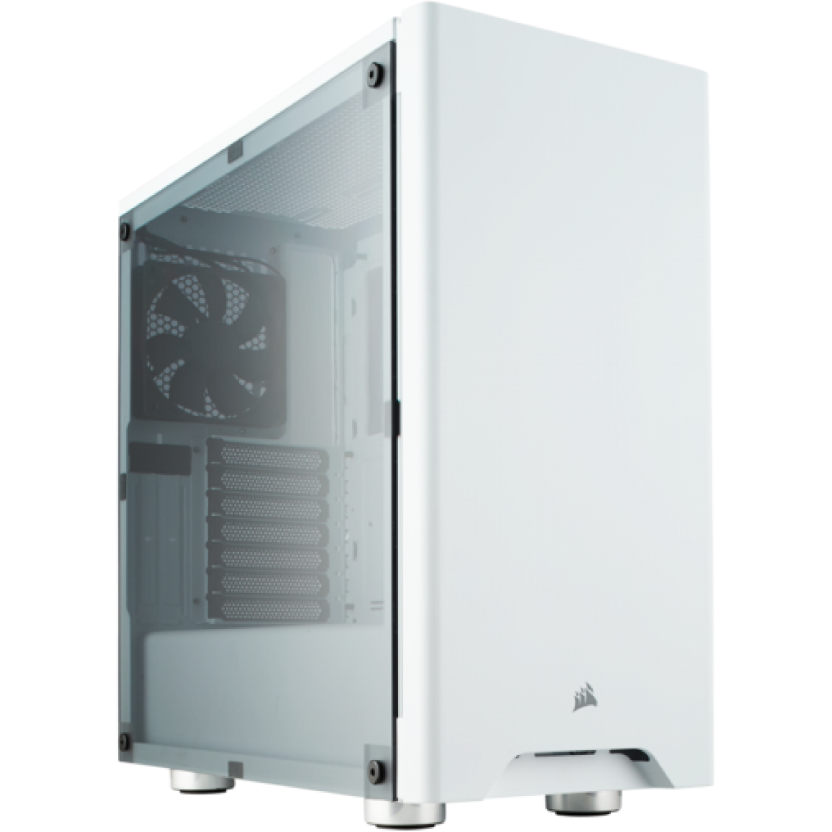 Gabinete Gamer Corsair Carbide 275R, Mid Tower, Com 2 Fans, Lateral de Acrílico, White, Sem Fonte CC-9011131-WW