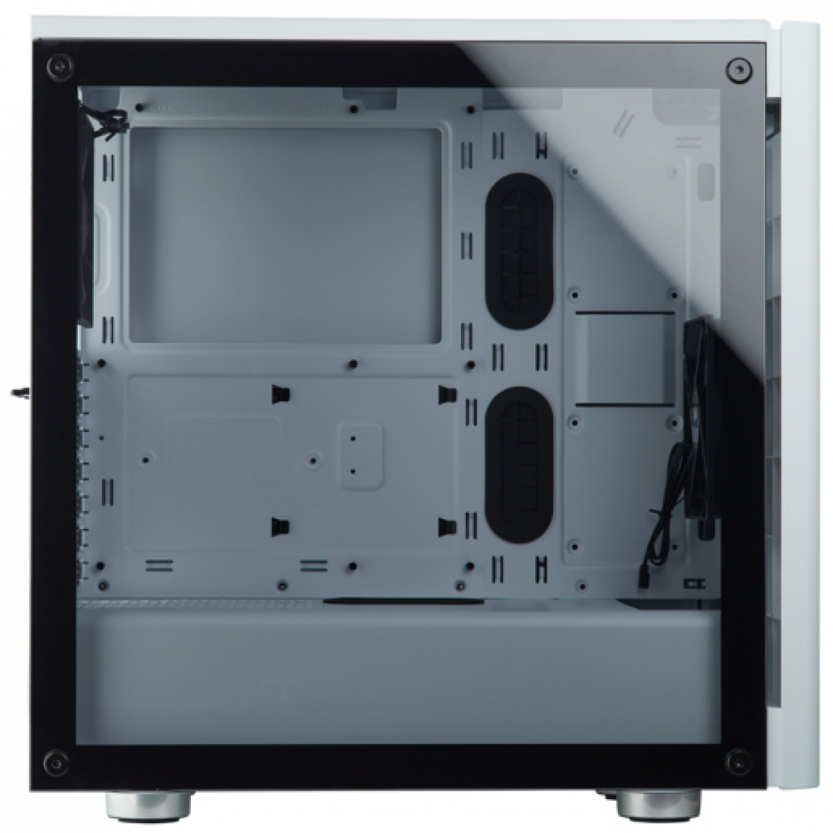 Gabinete Gamer Corsair Carbide 275R, Mid Tower, Com 2 Fans, Vidro Temperado, White, Sem Fonte CC-9011133-WW