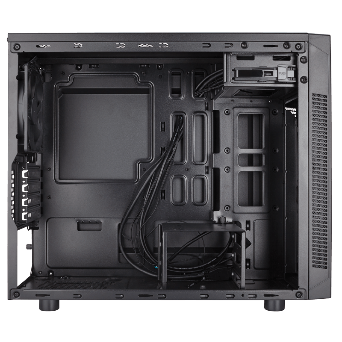 Gabinete Gamer Corsair, Carbide 88R, Mid Tower, Acrílico, Black, Sem Fonte, Com 1 Fan