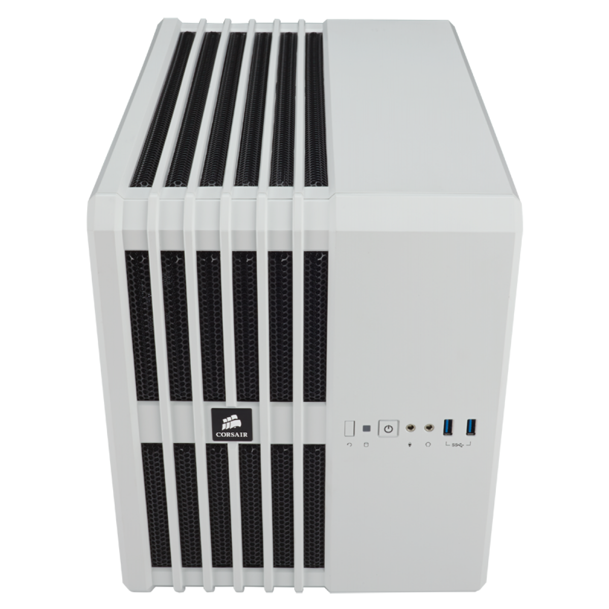 Gabinete Gamer Corsair Carbide Air 240, Mid Tower, Com 3 Fans, Lateral em Acrílico, White, Sem Fonte, CC-9011069-WW