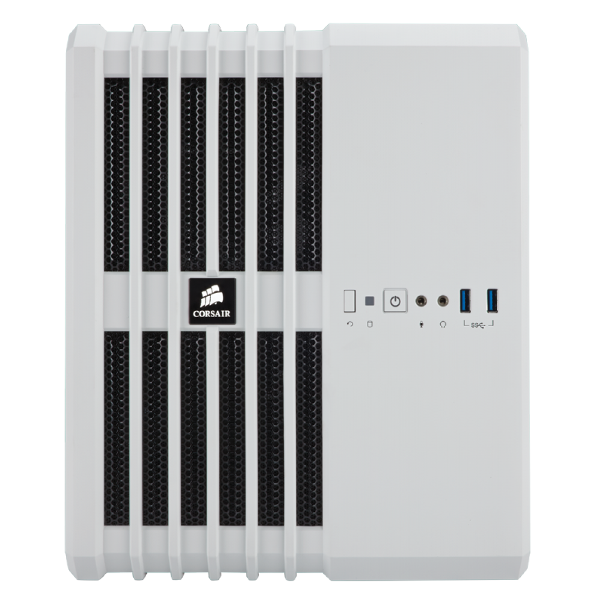 Gabinete Gamer Corsair Carbide Air 240, Mid Tower, Com 3 Fans, Lateral em Acrílico, White, Sem Fonte, CC-9011069-WW