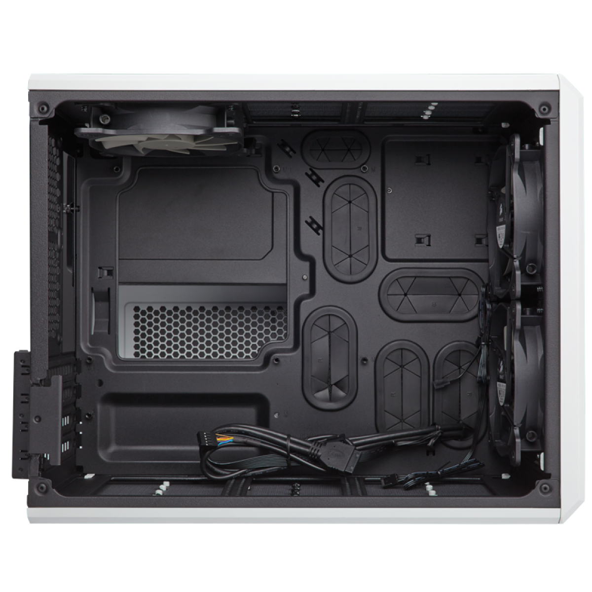 Gabinete Gamer Corsair Carbide Air 240, Mid Tower, Com 3 Fans, Lateral em Acrílico, White, Sem Fonte, CC-9011069-WW