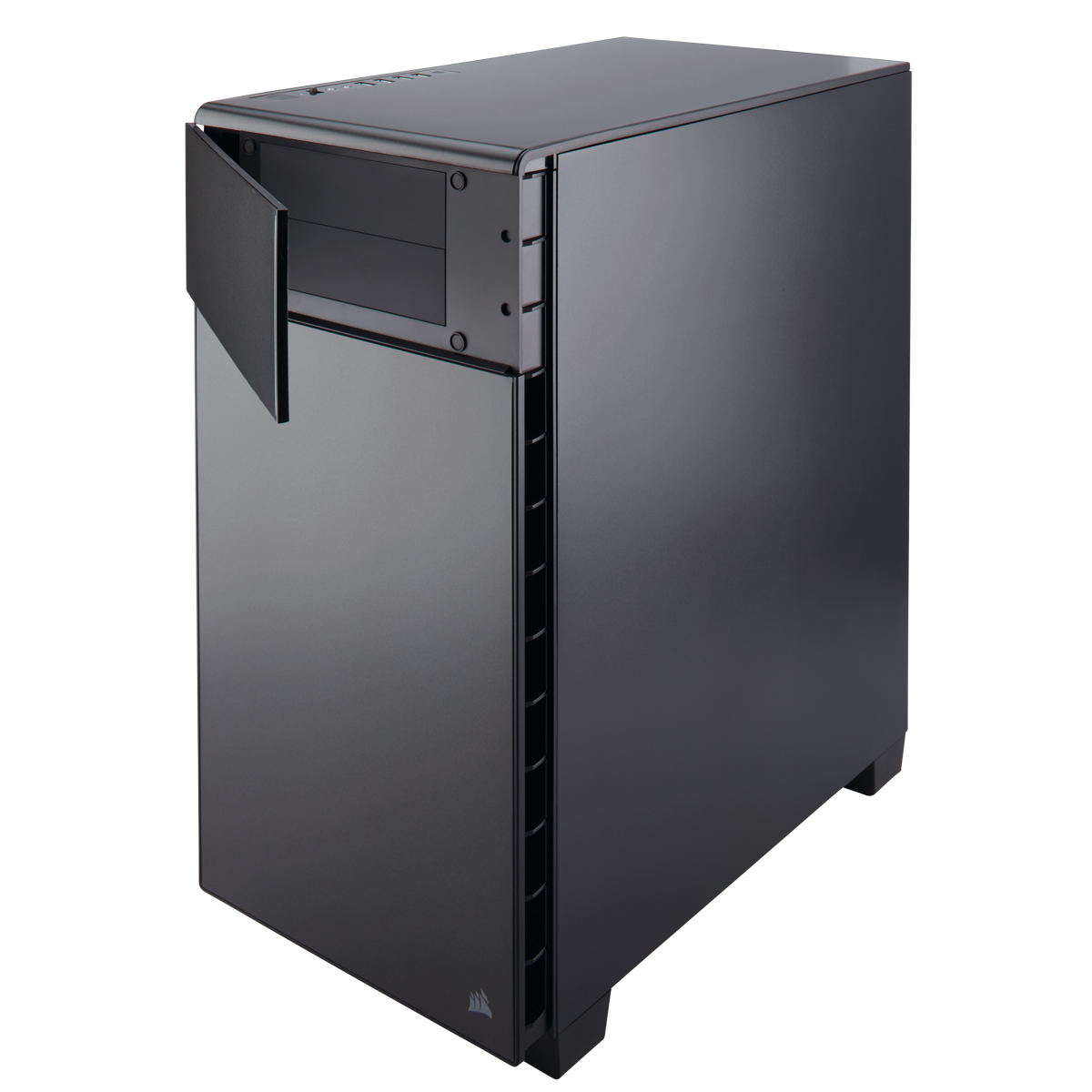 Gabinete Gamer Corsair Carbide Quiet 600Q Inverse, Full Tower, Com 3 Fans, Black, Sem Fonte, CC-9011080-WW