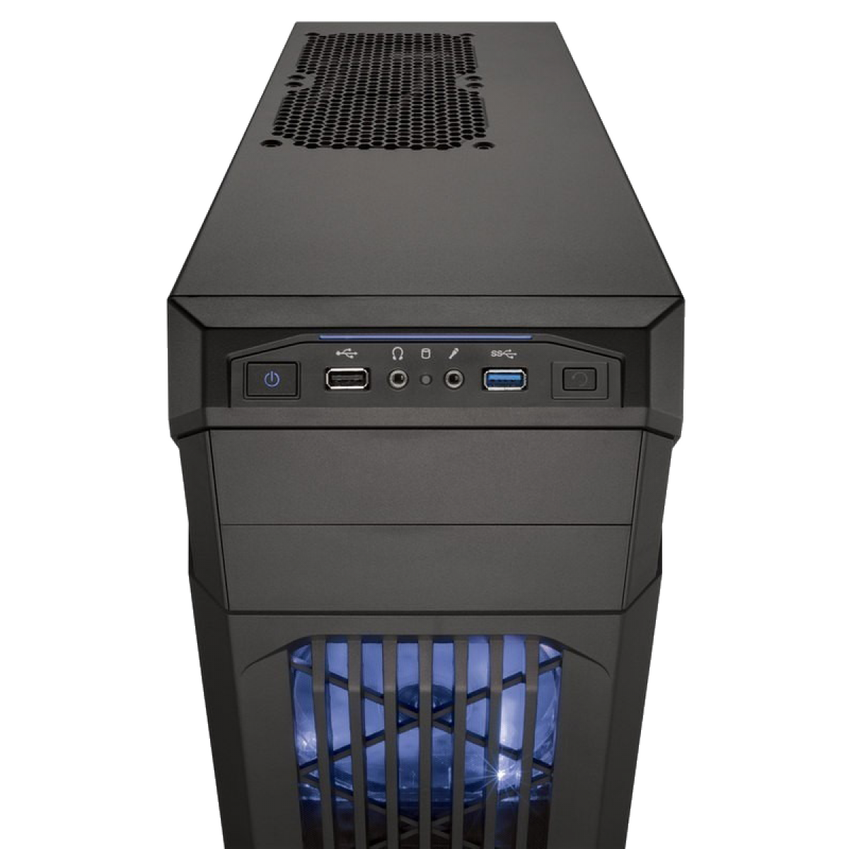 Gabinete Corsair Carbide Series SPEC-01 Azul Mid Tower Sem Fonte, Com 2 Fans