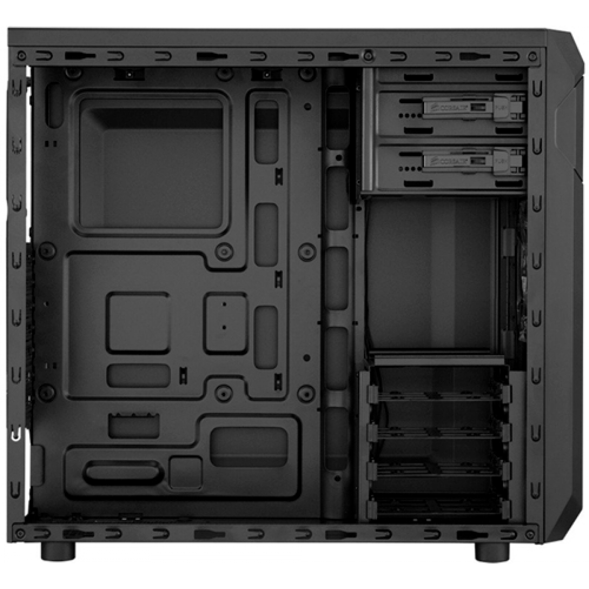 Gabinete Gamer Corsair Carbide Spec-01, Mid Tower, Com 1 Fan, Lateral em Acrílico, Black, Sem Fonte, CC-9011050-WW