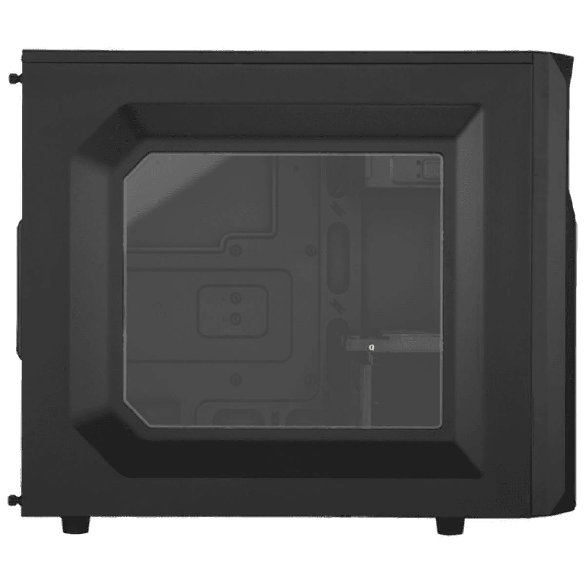 Gabinete Gamer Corsair Carbide SPEC-02 Led Red, Mid Tower, Com 2 Fans, Lateral em Acrílico, Black, Sem Fonte, CC-9011051-WW