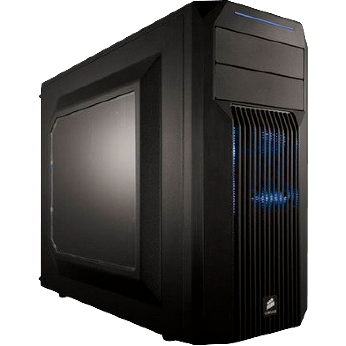 Gabinete Gamer Corsair Carbide SPEC-02, Mid Tower, Com 2 Fans, Lateral em Acrílico, Black, Sem Fonte, CC-9011057-WW