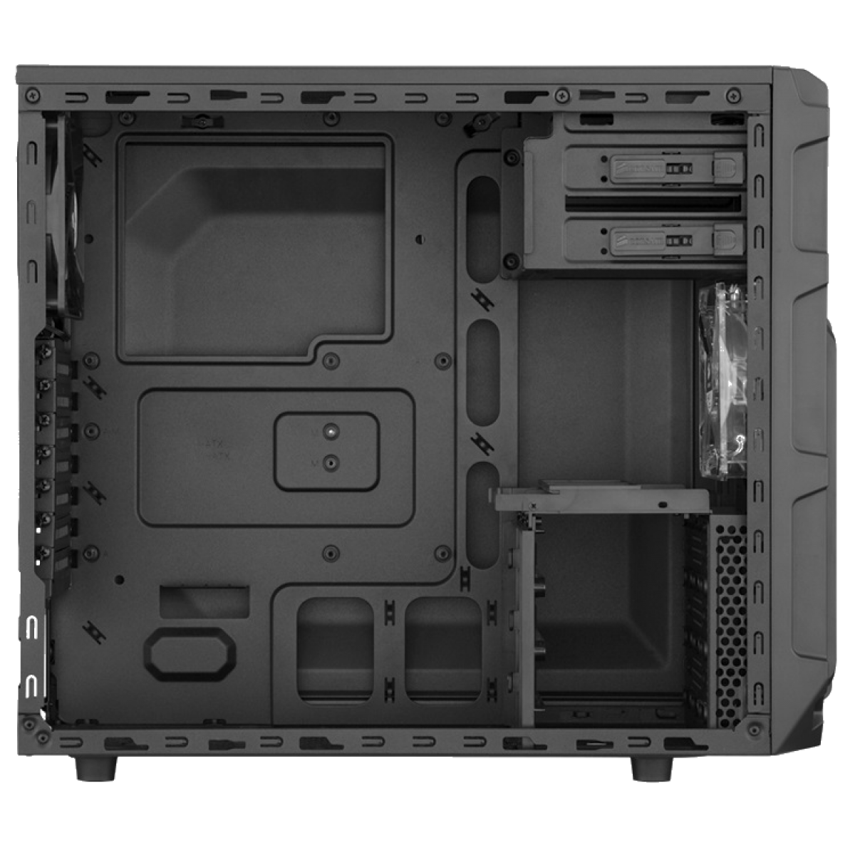 Gabinete Gamer Corsair Carbide SPEC-03, Mid Tower, Com 2 Fans, Lateral em Acrílico, Sem Fonte, CC-9011058-WW