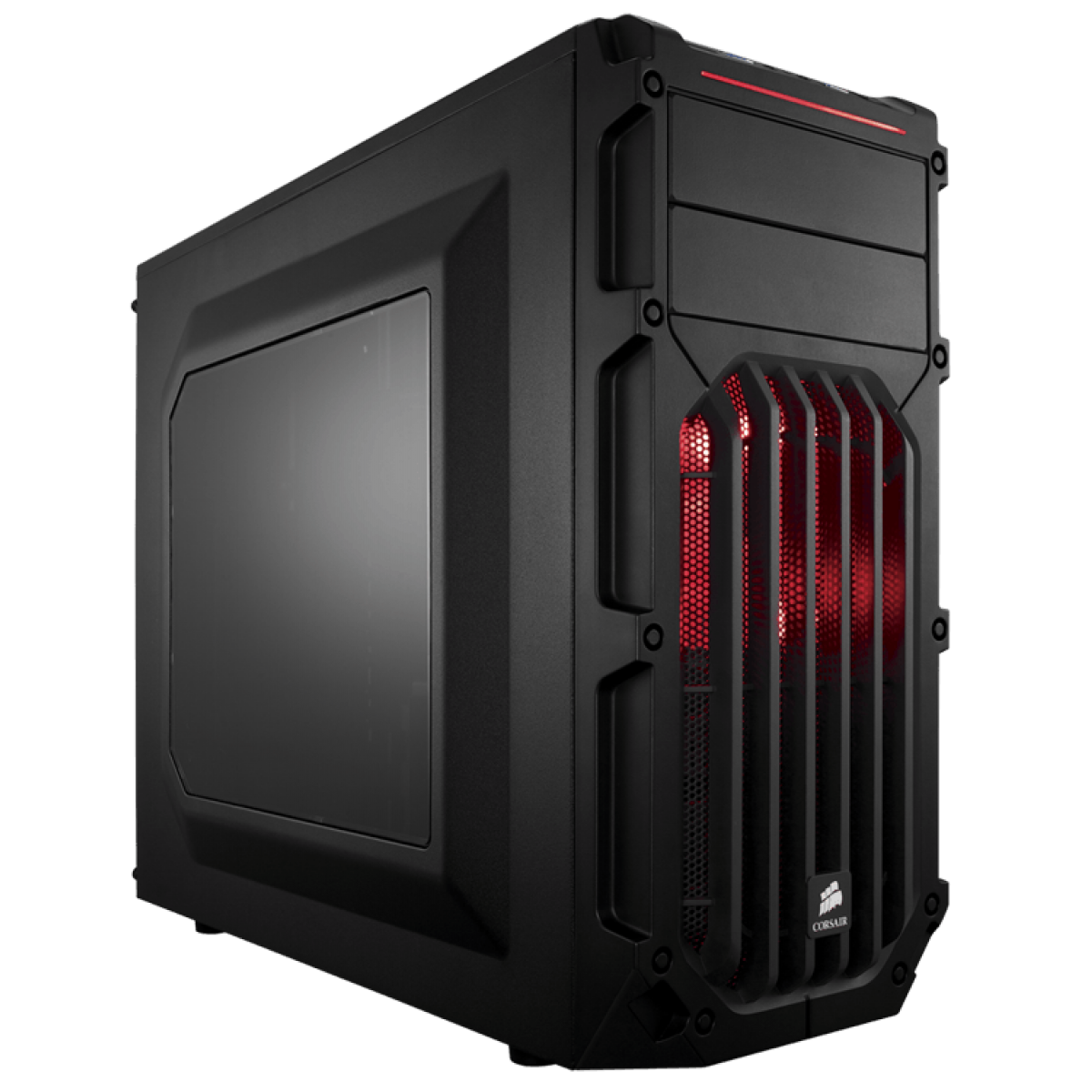 Gabinete Gamer Corsair Carbide SPEC-03, Mid Tower, Com 2 Fans, Lateral em Acrílico, Black, Sem Fonte, CC-9011052-WW