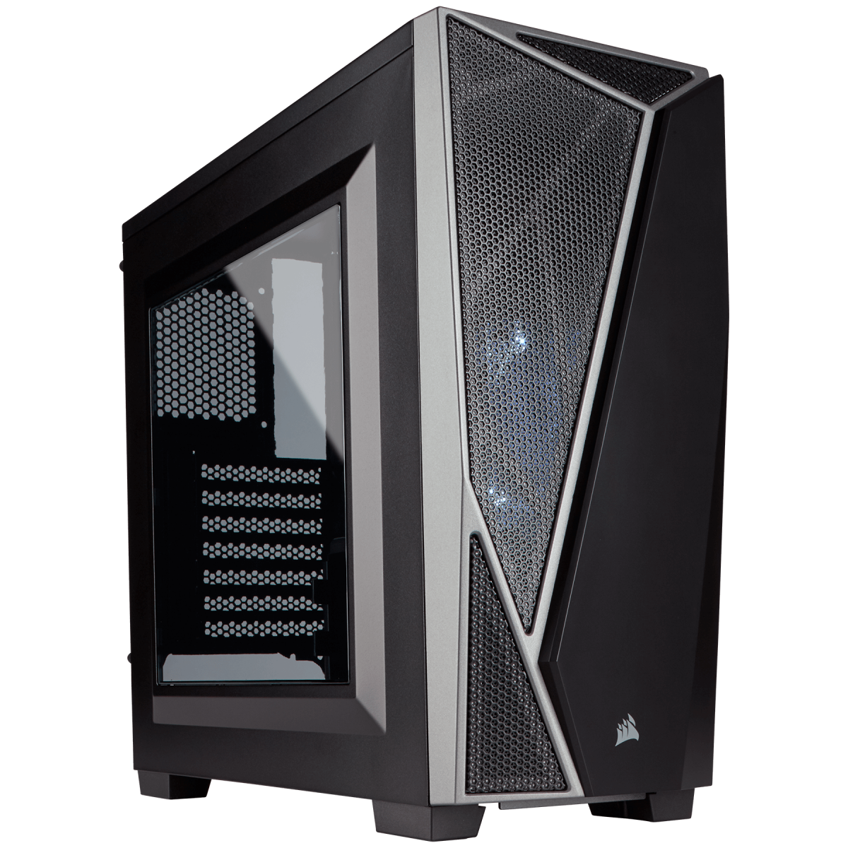 Gabinete Gamer Corsair Carbide SPEC-04 Mid Tower, Com 1 Fan, Lateral em Acrílico, Black-Grey, Sem Fonte, CC-9011109-WW