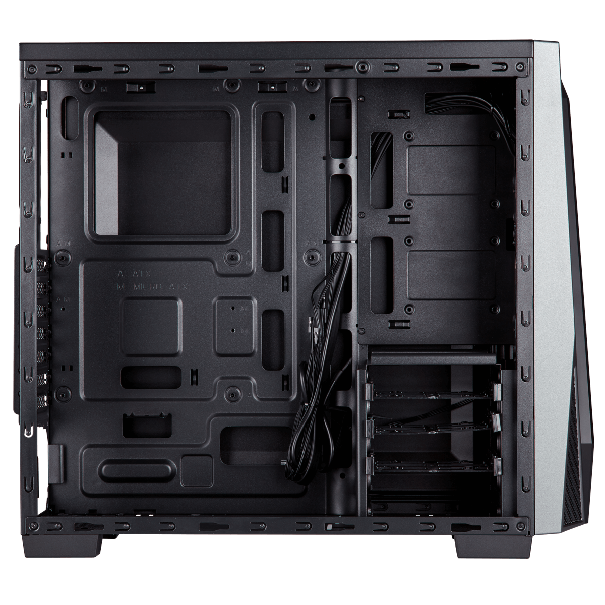Gabinete Gamer Corsair Carbide SPEC-04 Mid Tower, Com 1 Fan, Lateral em Acrílico, Black-Grey, Sem Fonte, CC-9011109-WW