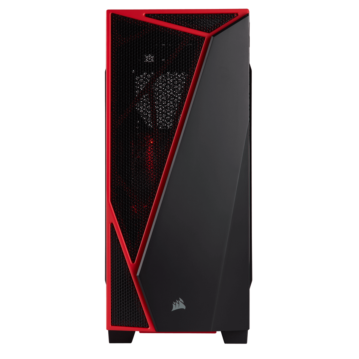 Gabinete Gamer Corsair Carbide SPEC-04, Mid Tower, Com 1 Fan, Lateral em Acrílico, Black-Red, Sem Fonte, CC-9011107-WW